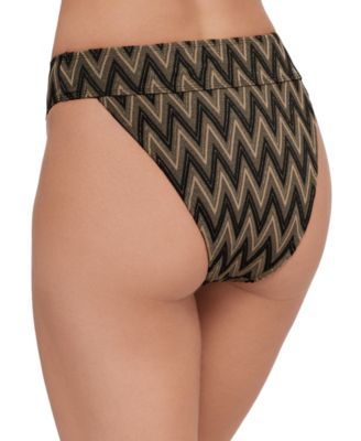 Women's Banded High Waist Swim Bottoms