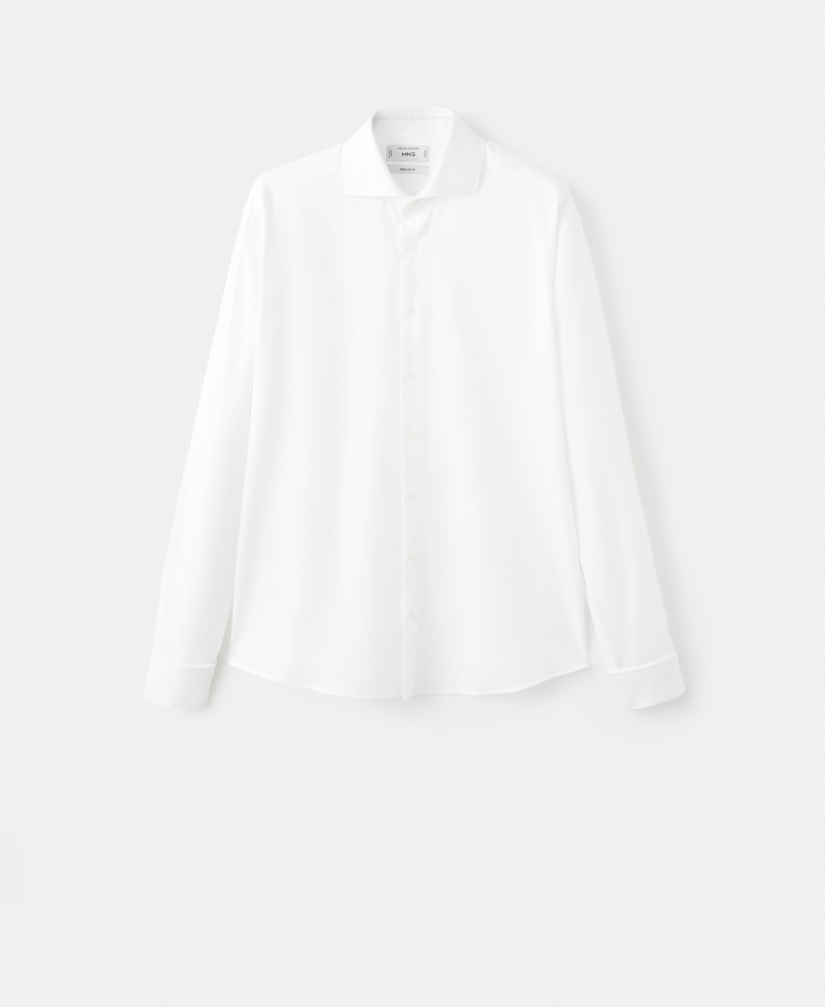 Mango Men's Regular Fit Cotton Dress Shirt