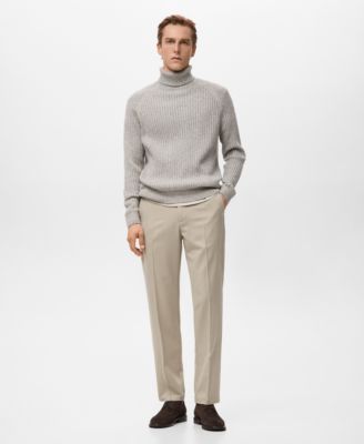 Men's Wool-Blend Turtleneck Sweater