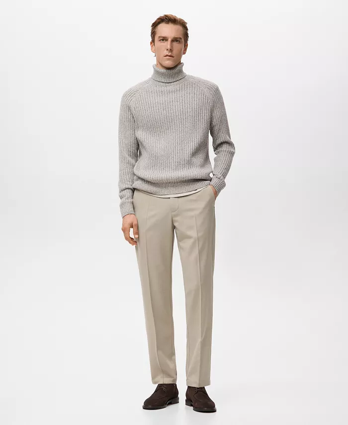 Men's Wool-Blend Turtleneck Sweater - thumbnail 2