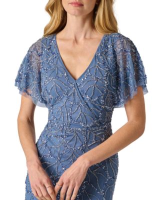 Women's Bead Mesh Ball Gown