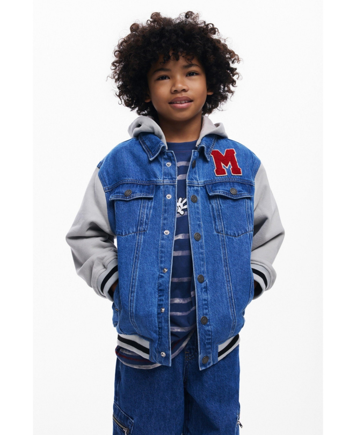 Desigual Boys Boys's Mickey Mouse Hoodie Jacket