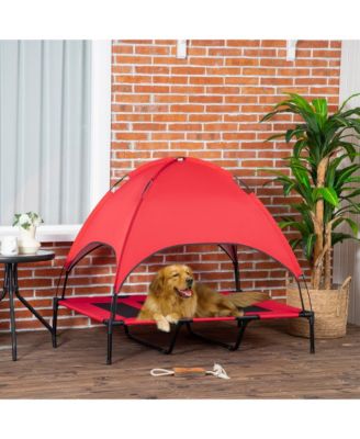 Elevated Pet Bed Dog Foldable Cot Tent Canopy Inst Shelter,