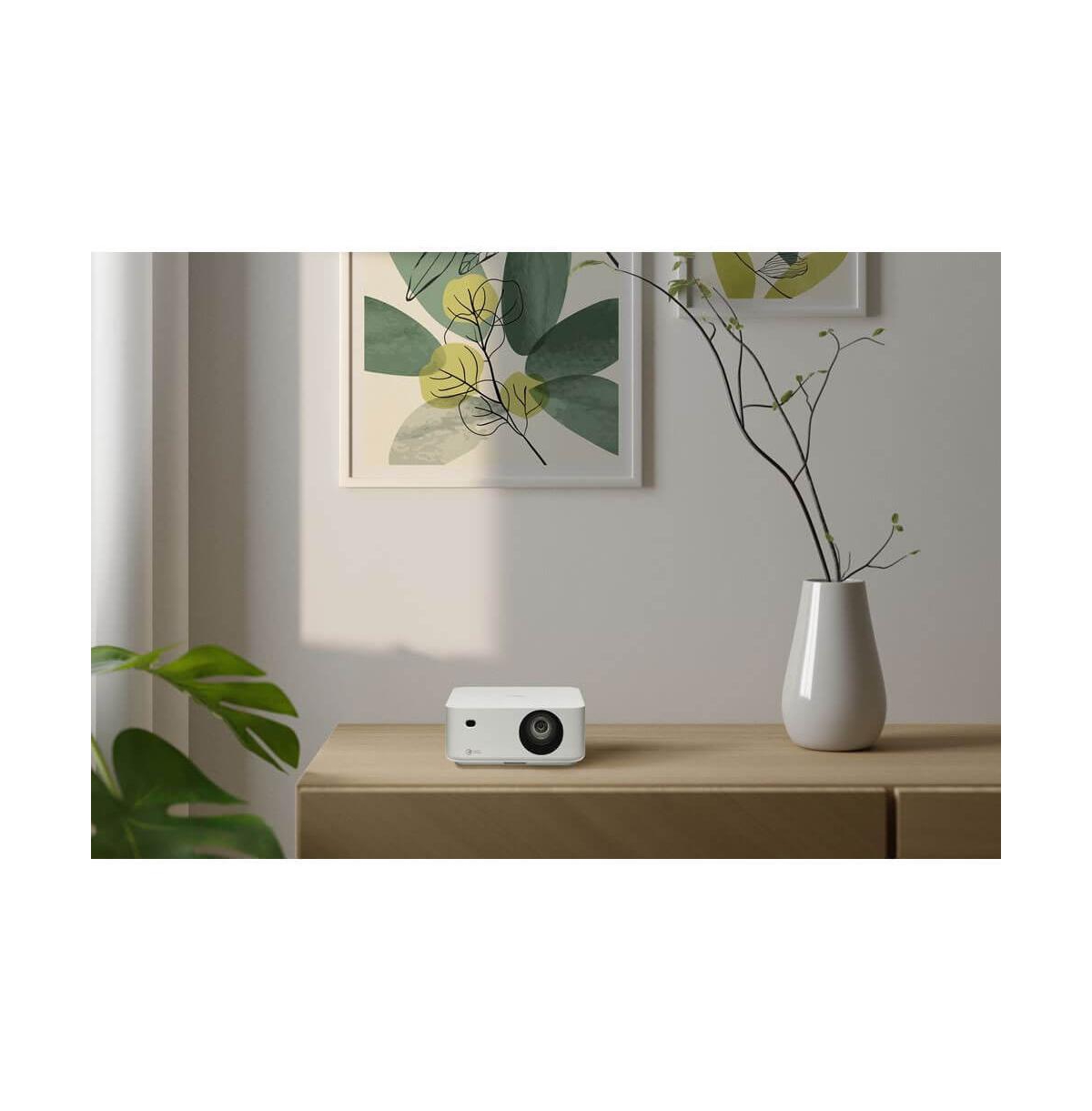 Optoma Portable Full Hd 1080p Laser Projector with 1200 Lumens, Rgb Laser Light Source, Auto Focus, 3D Support & Hdmi