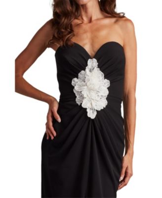 Women's Sirota Center-Front Ruffle Gown