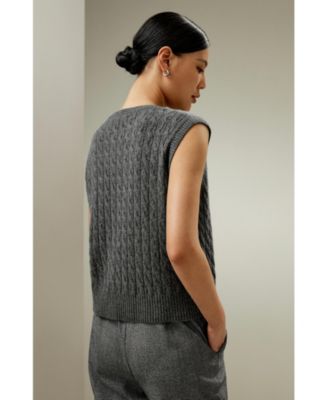 Women's Baby Cashmere Sweater Vest