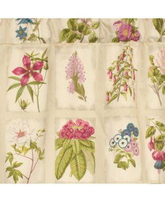 Realistic Study Pleated  100% Cotton with Fully Lined 3" Rod Pocket Valnance for Windows 42" x 18" Blush Rose