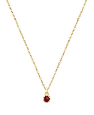 Children's 14K Gold Birthstone Girls' 12-14" Necklace 