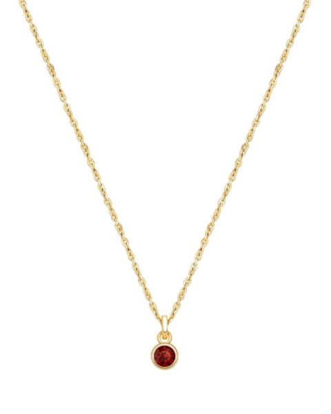 Детское колье Tiny Blessings 14K Gold Crystal Birthstone, цвет: January