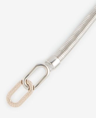 Stretch Cobra Crystal Buckle Belt