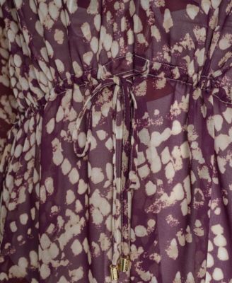 Women's Tie Front Cover-Up Kaftan