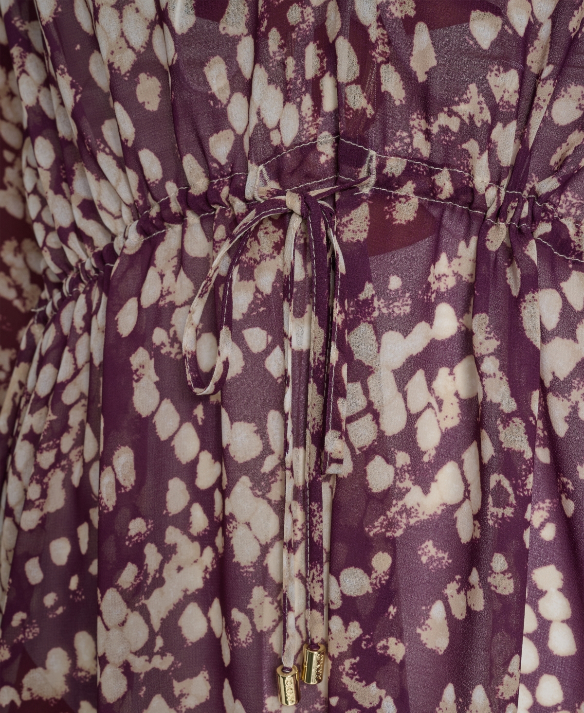 Dkny Women's Tie Front Cover-Up Kaftan