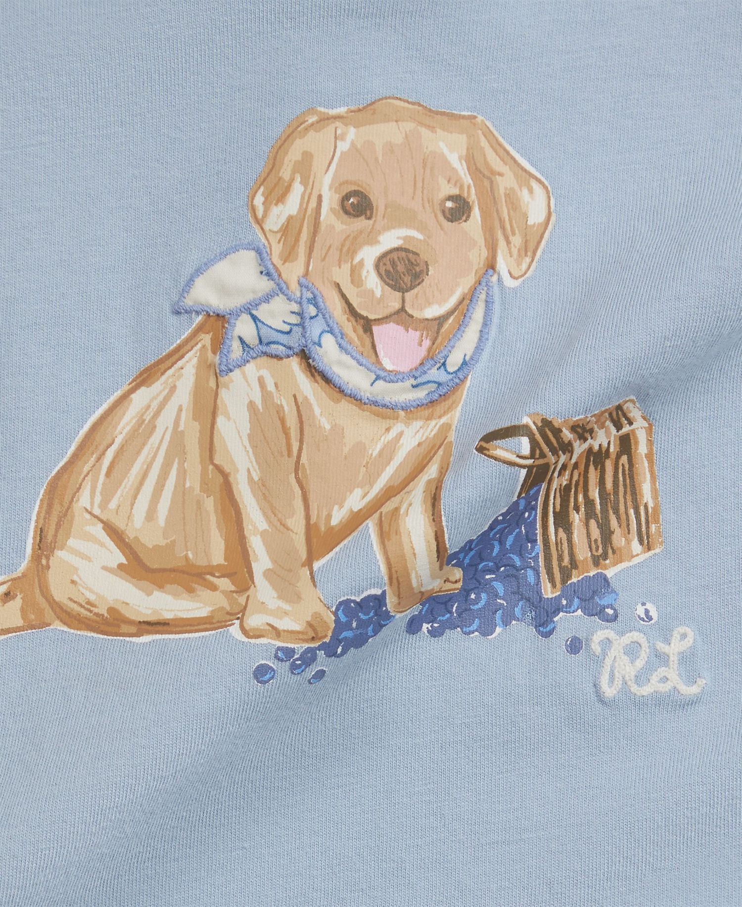 Baby Girls' Dog-Print Crewneck T-Shirt and Gingham Shorts, 2-Piece Set