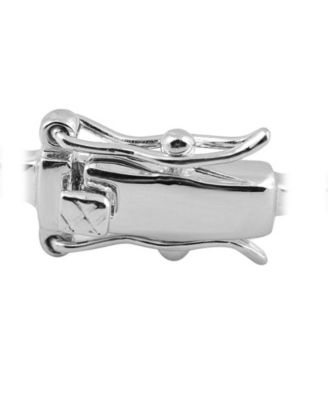 Sterling Silver White Gold Plated Cubic Zirconia Elegant Bracelet