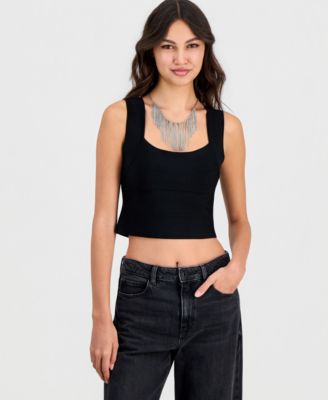 Women's Karmen Mirage Back-Cutout Cropped Tank Top