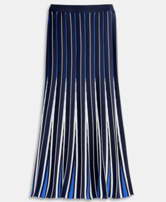 Women's Multi-Stripe Sweater Skirt