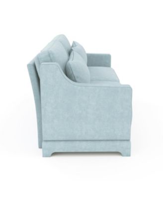 Chenille 2-Seater Sofa - Sky Blue