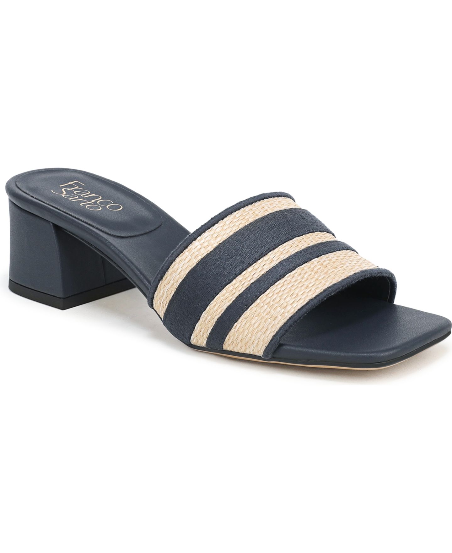 Женские сандалии Franco Sarto Kaori 2 Slide Dress Sandals, цвет: Бежевый разноцветный искусственный — фото 1