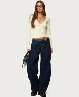 Women's Jillian Low Rise Oversized Barrel Jeans
