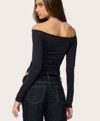 Women's Halle Curved U Off Shoulder Top