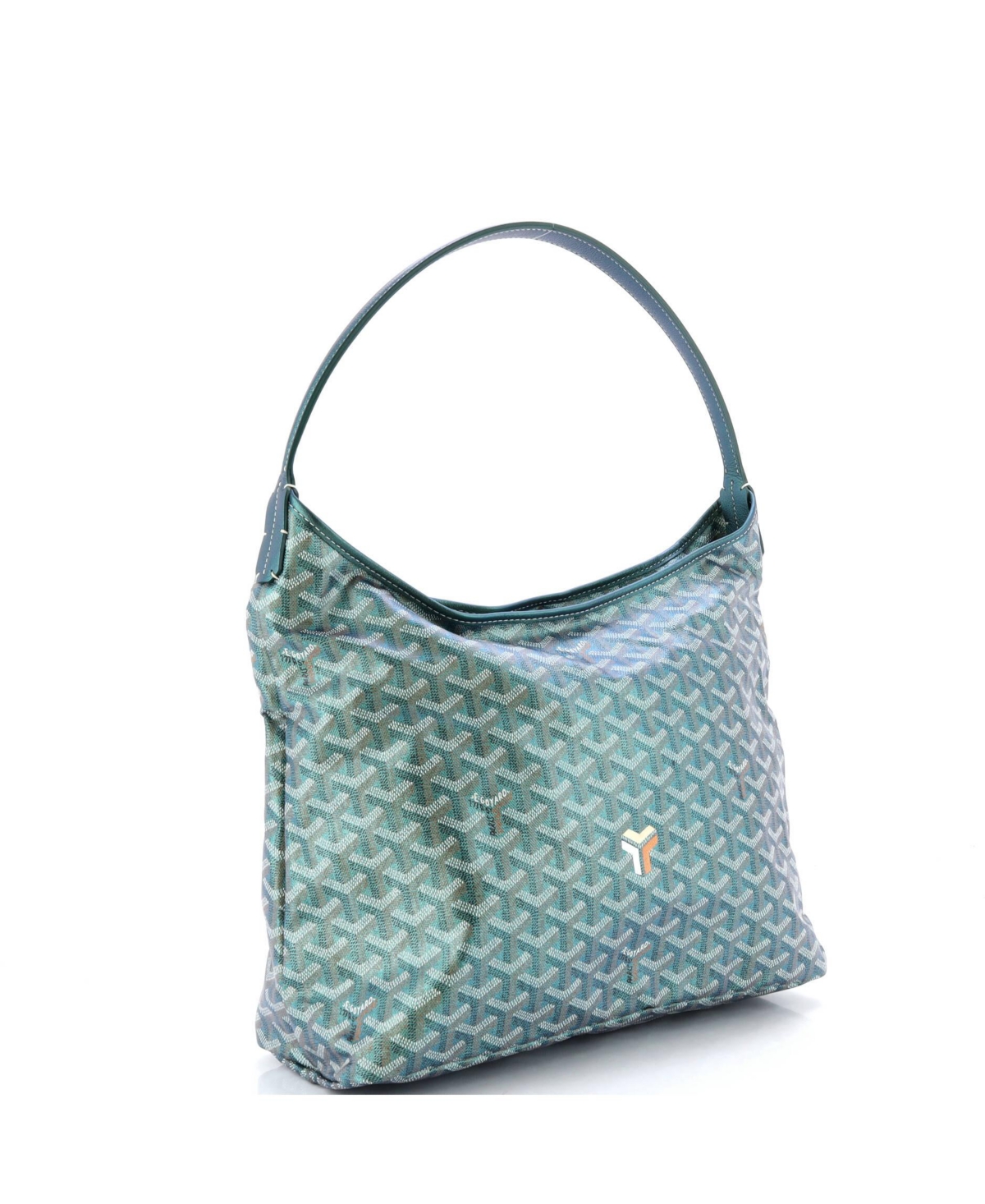 Pre-Owned Goyard Boheme Hobo Iridescent Coated Canvas