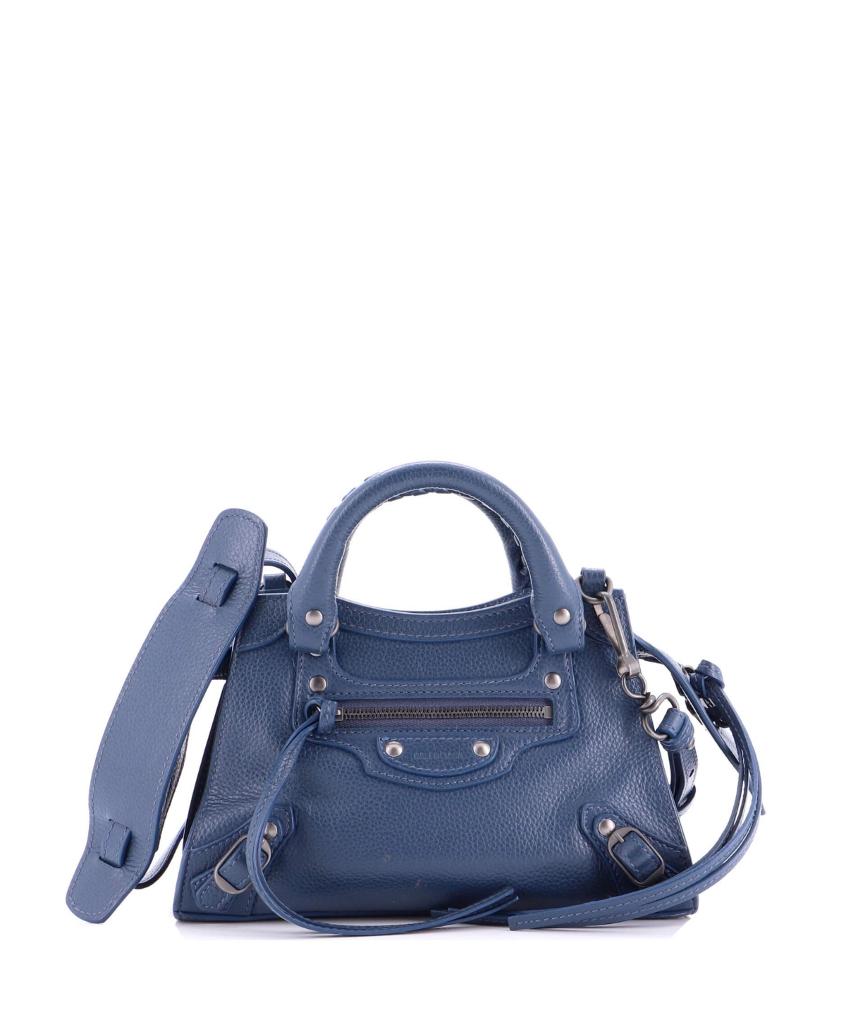 Pre-Owned Balenciaga Mini Neo Classic City Bag Embossed Leather