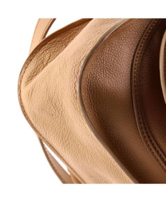 Small Marcie Satchel Leather