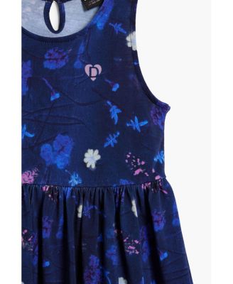 Girls Girls's Short flared floral dress