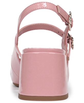 Women's Grace Block Heel Slingback Mary Jane Pumps