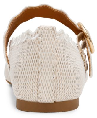 Women's Melora Buckle Scalloped Mary Jane Flats