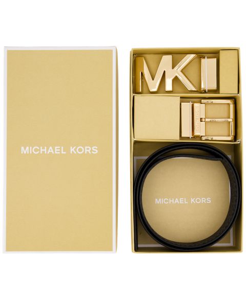 Женские ремни Michael Kors 2-Pack Leather, цвет: Чёрный