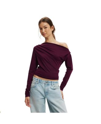 Women's Georgie Off Shoulder Long Sleeve