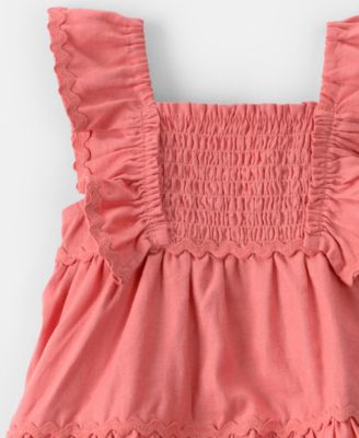 Baby Girls' Ruffle Sleeveless Bodysuit 