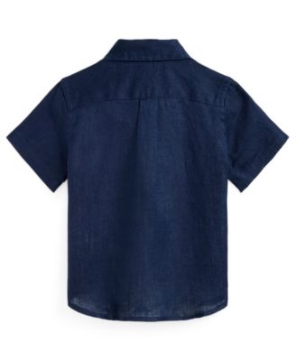 Baby Boys' Button-Down Short-Sleeve Shirt