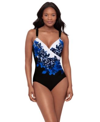 Women's Printed Underwired One-Piece Swimsuit