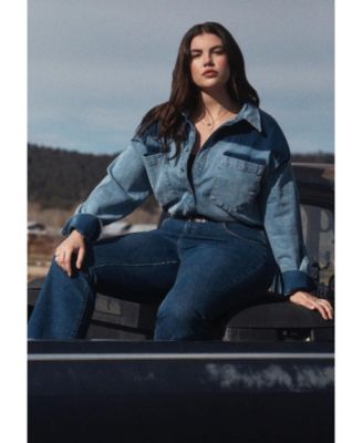 Women's Denim Trucker Shirt