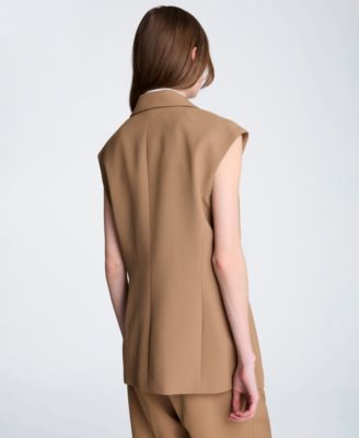 Women's Luxe Twill Sleeveless Vest