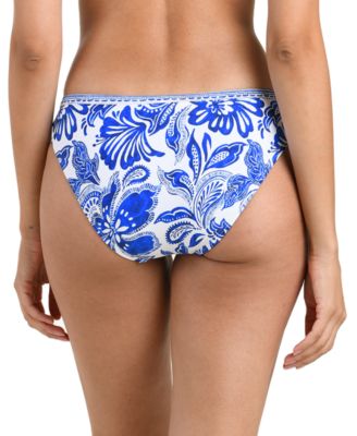 Women's Botanical Brocade Low-Rise Hipster Swim Bottoms