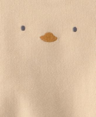 Baby Boys' or Baby Girls' Chick Bubble Round Neck Romper and Hat, 2-Piece Set