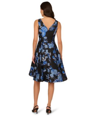 Women's V-Neck Midi Dress