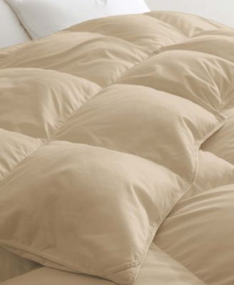 Heavyweight Goose Down Feather Comforter, Full/Queen