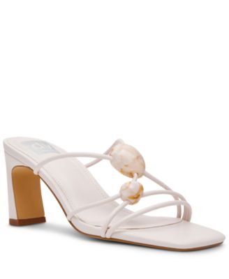 Women's Leesha Strappy Stone High Heel Dress Sandals