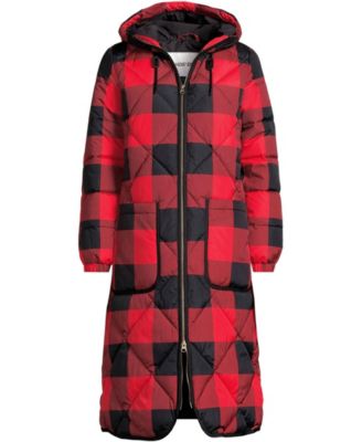 Women's Print FeatherFree Insulated Diamond Quilted Maxi Coat