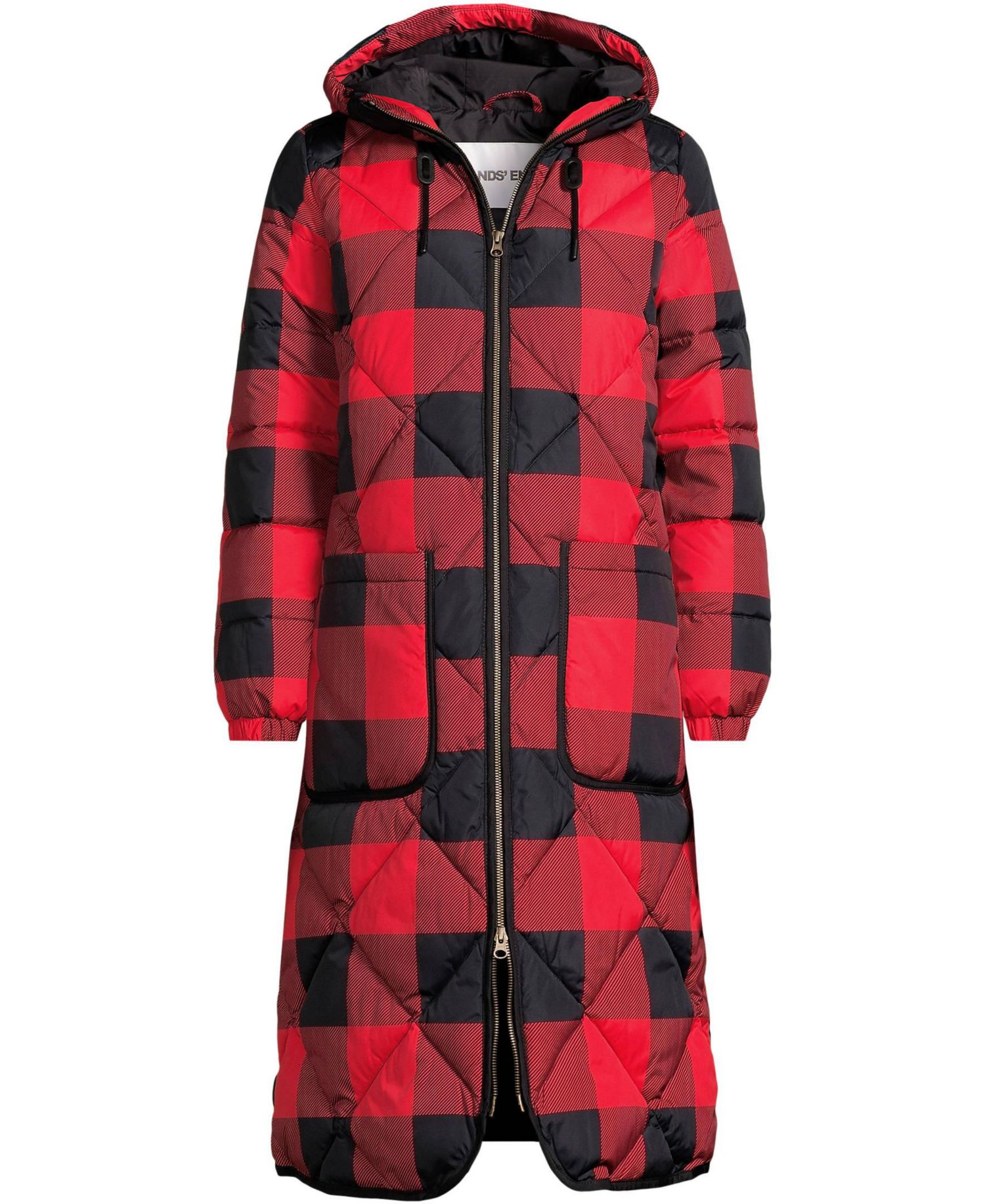 Women's Print FeatherFree Insulated Diamond Quilted Maxi Coat