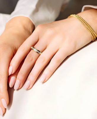 Crystal Statement Spinning Fidget Ring