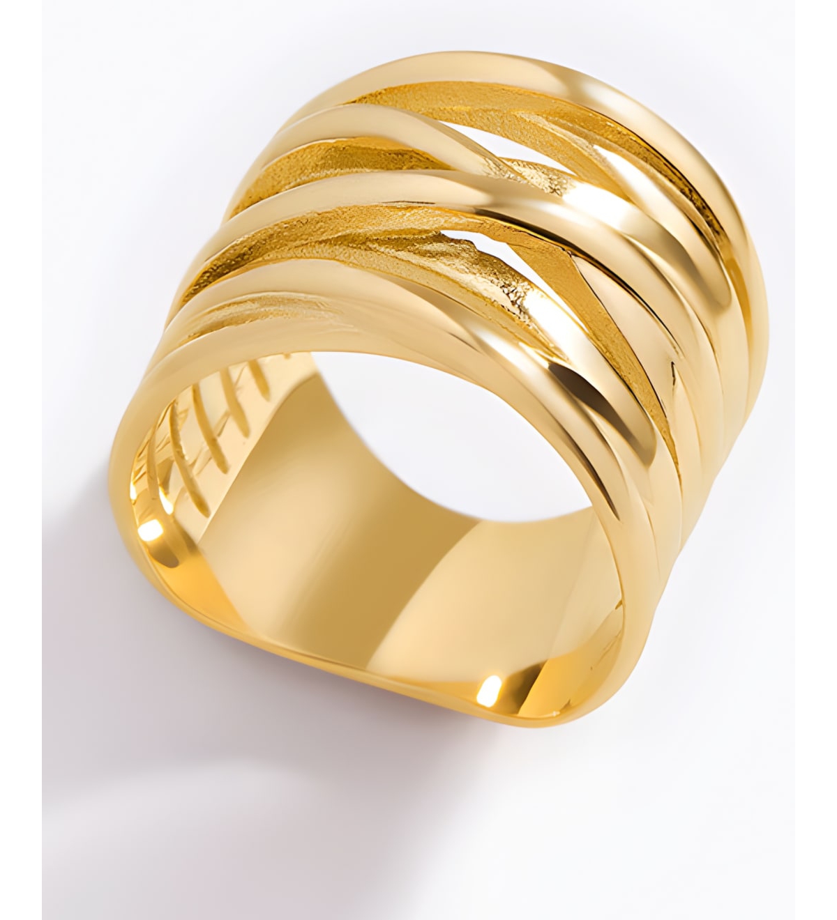 Mint & Lily Wire Wrap Statement Ring