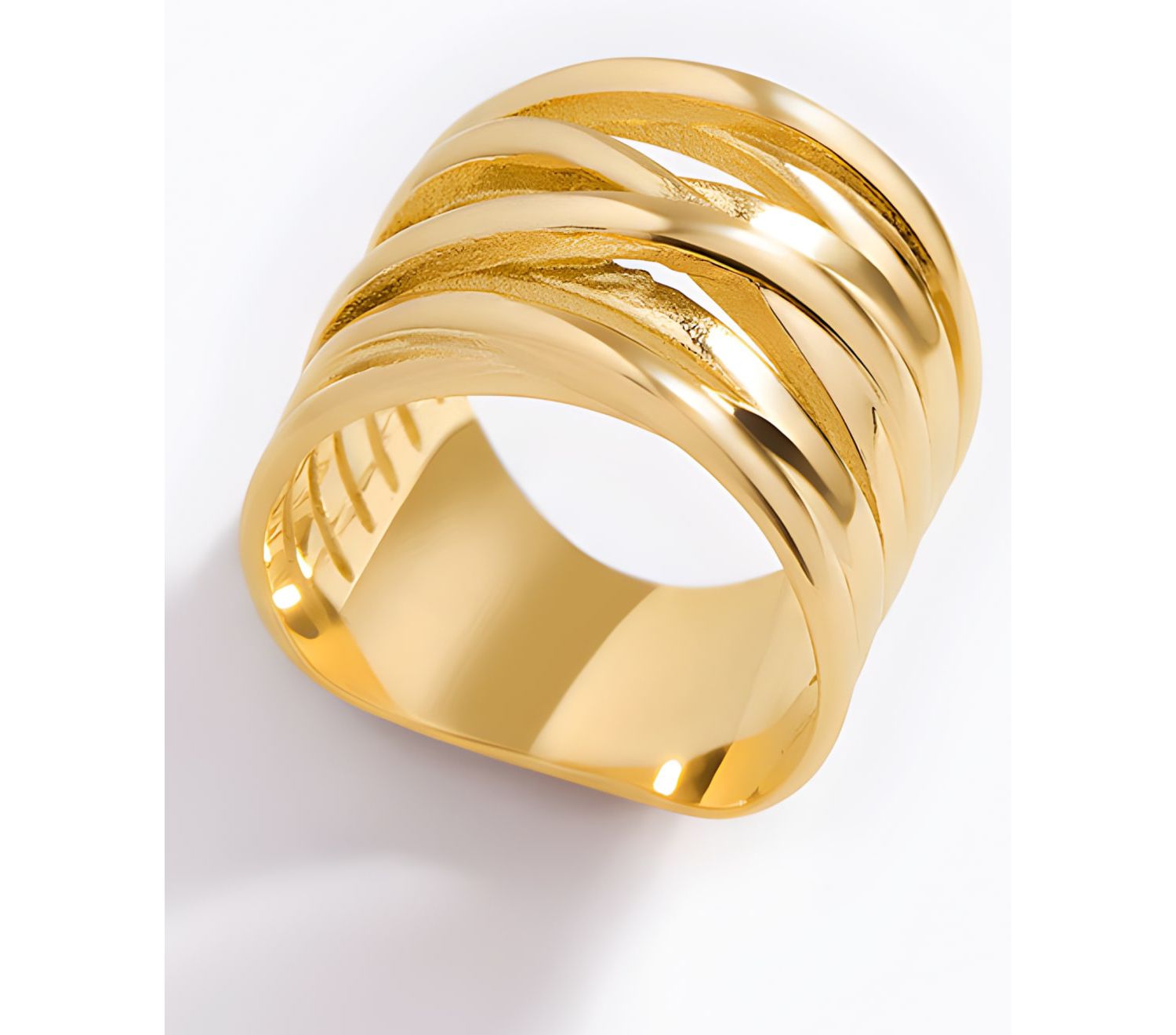 Wire Wrap Statement Ring
