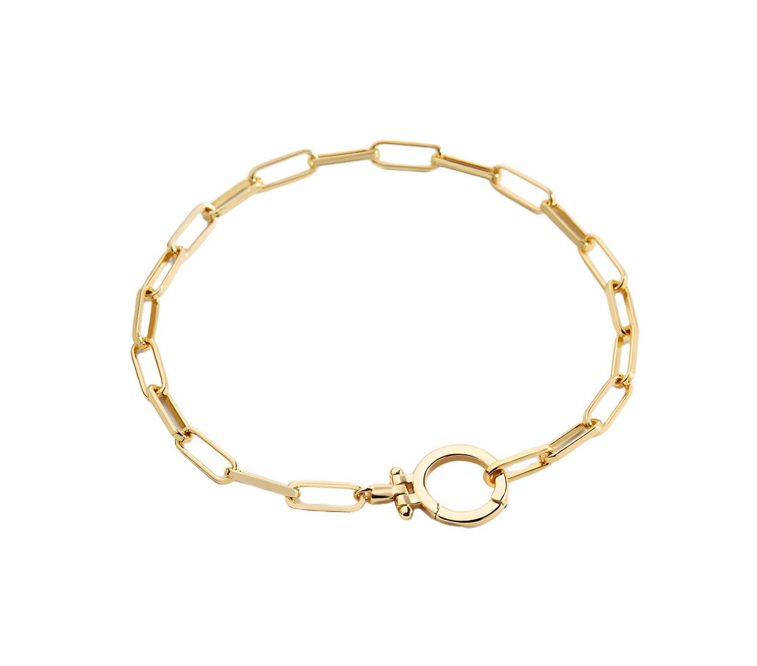 Mint Paperclip Bracelet