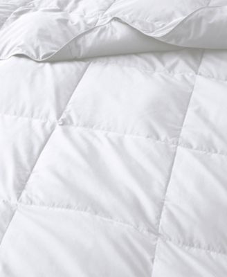 Lightweight Goose Down Feather Fiber Comforter, Twin