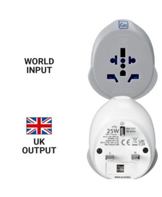 World UK USB-C 25W Travel Adaptor